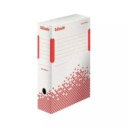 Archiváló doboz A4, 100mm, újrahasznosított karton Esselte Speedbox fehér Archiválás Esselte