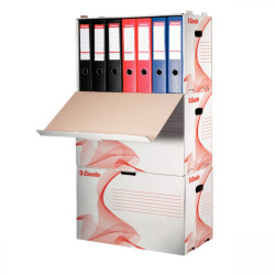 Archiváló konténer iratrendezők tárolására előre nyíló fedéllel 10964 Esselte Archiválás Esselte