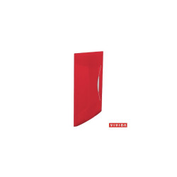 Gumis mappa A4, 15mm, PP Esselte Vivida piros Gumis mappa Esselte