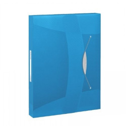 Gumis mappa A4, 40mm, PP Esselte Vivida Jumbo kék Gumis mappa Esselte