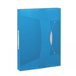 Gumis mappa A4, 40mm, PP Esselte Vivida Jumbo kék Gumis mappa Esselte