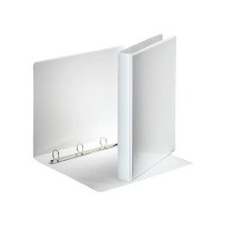 Gyűrűskönyv panorámás A4, 3,5cm, 4 gyűrű, D alakú, PP Esselte fehér Gyűrűskönyv Esselte