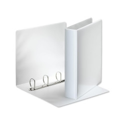 Gyűrűskönyv panorámás A4, 6,5cm, 4 gyűrű, D alakú, PP Esselte fehér Gyűrűskönyv Esselte