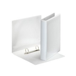 Gyűrűskönyv panorámás A5, 4,6cm, 2 gyűrű, D alakú, PP Esselte fehér Gyűrűskönyv Esselte