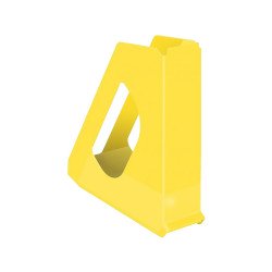 Iratpapucs 6,8cm, műanyag, Esselte Europost Vivida sárga Iratpapucs Esselte