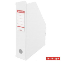 Iratpapucs 7cm, PVC/karton összehajtható Esselte Vivida fehér Iratpapucs Esselte
