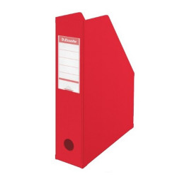 Iratpapucs 7cm, PVC/karton összehajtható Esselte Vivida piros Iratpapucs Esselte