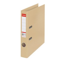 Iratrendező A4, 5cm, PP élvédő sínnel, Esselte Standard homok Iratrendező Esselte