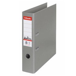 Iratrendező A4, 7,5cm, PP élvédő sínnel, Esselte Standard Vivida szürke Iratrendező Esselte