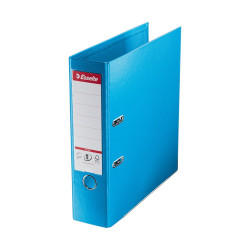 Iratrendező A4, 8cm, PP élvédő sínnel, Esselte Standard Plus Vivida kék Iratrendező Esselte