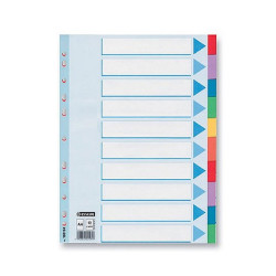 Regiszter műanyag A4, Maxi 10 részes Esselte Regiszter Esselte