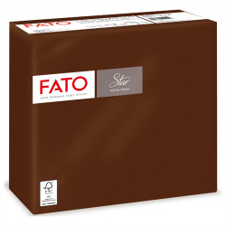 Szalvéta 2 rétegű 38 x 38 cm 40 lap/cs Fato Star csokoládé_82991000 Szalvéták Fato