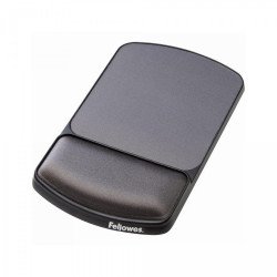 Egérpad csuklótámasszal, géltöltésű, állítható, Fellowes® Premium Gel, grafitszürke Egérpad Fellowes