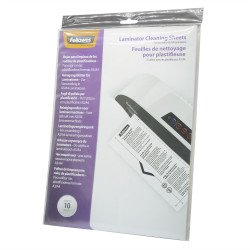 Hordozókarton és tisztítókarton lamináláshoz, A4, 10 db/csomag, Fellowes® Kötészeti kellék Fellowes