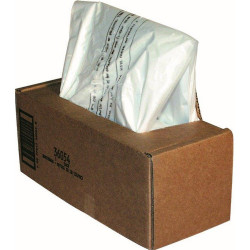 Hulladékgyűjtő zsákok iratmegsemmisítőhöz, 50-75 literes kapacitásig, Fellowes® 50 db/csomag, Hulladékgyűjtő zsák Fellowes