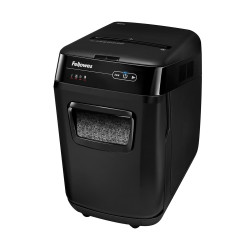 Iratmegsemmisítő, 200lap, mikrokonfetti, Fellowes® AutoMax 200M Iratmegsemmisítő gép Fellowes