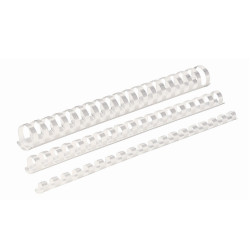 Spirál műanyag, 32mm, 241-280lap, 50 db/doboz, Fellowes® fehér Kötészeti kellék Fellowes