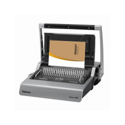 Spirálozógép, műanyag spirálkötéshez, manuális, 500lap, Fellowes® Galaxy Spirálozógép Fellowes