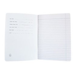 Füzet iskolai A5, 48ap, vonalas 21-48 4-8 osztályos Design 3D Nature