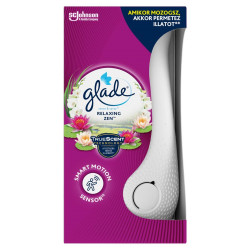 Légfrissítő készülék + utántöltő 18 ml Glade® Sense&Spray Relaxing Zen/Japán kert Légfrissítő Glade