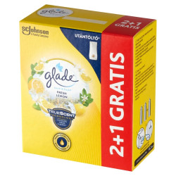 Légfrissítő utántöltő 3 x 10 ml 2+1 Glade® Touch&Fresh friss citrom Légfrissítő Glade