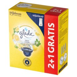 Légfrissítő utántöltő 3 x 10 ml 2+1 Glade® Touch&Fresh friss citrom Légfrissítő Glade