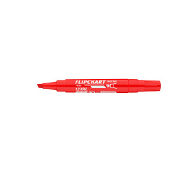 Flipchart marker vízbázisú 1-4mm, vágott Artip 12XXL piros Flipchart marker Ico