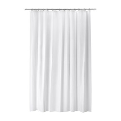 Zuhanyfüggöny 180 x 200 cm BJÄRSEN fehér Háztartási eszközök Ikea