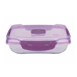 Ételtároló doboz 0,7 literes csatos és szelepes mikrós-fagyasztós_lányos színek Háztartási eszközök Il-pe