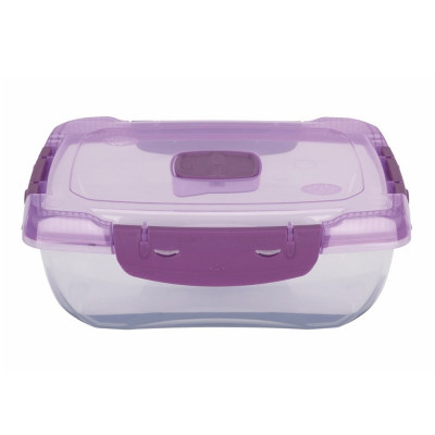 Ételtároló doboz 1 literes csatos és szelepes mikrós-fagyasztós_lányos színek