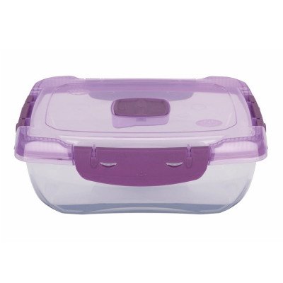 Ételtároló doboz 1 literes csatos és szelepes mikrós-fagyasztós_lányos színek