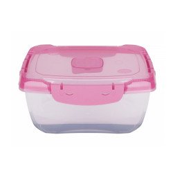 Ételtároló doboz 1,4 literes csatos és szelepes mikrós-fagyasztós_lányos színek Háztartási eszközök Il-pe