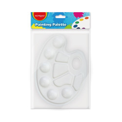 Festékkeverő paletta műanyag Keyroad fehér Iskolai ecset és kelléke Keyroad