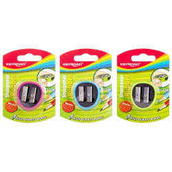 Hegyező 2 lyukú Keyroad Rubber vegyes színek Hegyező Keyroad