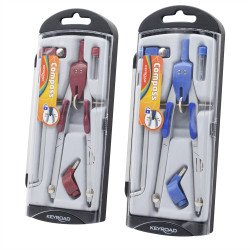 Körző betétes, fém pótbetéttel Keyroad Fast Track vegyes színek Körző és kelléke Keyroad