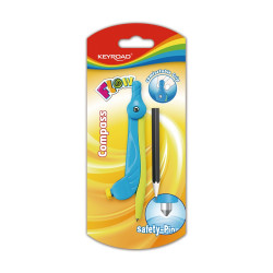 Körző ceruzás, bliszteres Keyroad Flow vegyes színek Körző és kelléke Keyroad