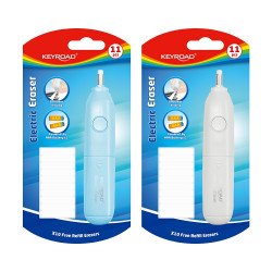 Radír, elektromos, 1 db/bliszter, Keyroad Electric, vegyes színek Radír Keyroad