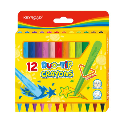 Viaszkréta, 100 x 13 mm, 12 db/doboz, Keyroad