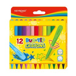 Viaszkréta, 100 x 13 mm, 12 db/doboz, Keyroad Kréta Keyroad