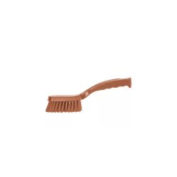 Kefe kézi műanyag rövid nyéllel 0,5 mm Kobra barna Partvis, seprű, kefe, padozat Kobra