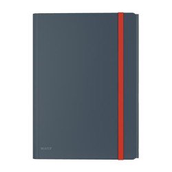 Gumis mappa A4, PP Extra tasakkal Leitz Cosy bársonyszürke Gumis mappa Leitz