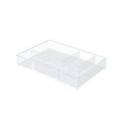 Rendszerező tálca Leitz Plus/Wow Cube fiókos irattárolókhoz áttetsző Fiókos irattároló, irattartó Leitz