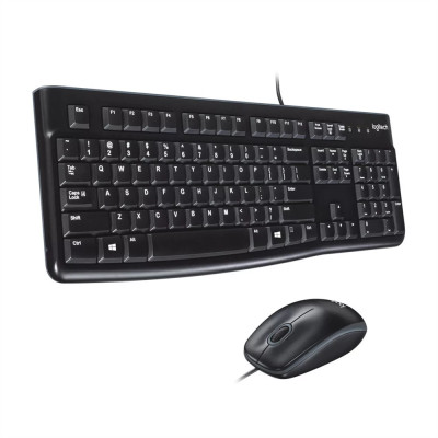Billentyűzet+egér MK120 - HU - Logitech, fekete