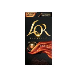 Kávékapszula, Nespresso kompatibilis LOR Colombia 10 db/doboz Kapszulás kávék LOR