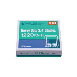 Tűzőkapocs 23/20 1000 db Max Kapocs és adagoló Max