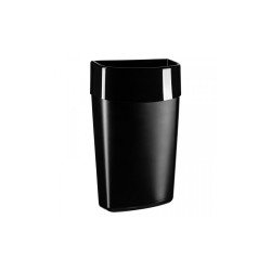 Szemetes kuka falra szerelhető műanyag 40 literes Merida One fekete Papírkosár, szemetes Merida