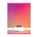 Füzet, A4, kockás, 87-32, Monochrome és Gradient minták I., 12 db/csomag Nebulo