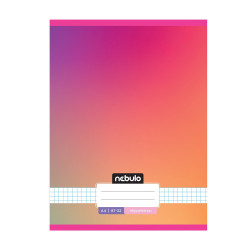 Füzet, A4, kockás, 87-32, Monochrome és Gradient minták I., 12 db/csomag Nebulo
