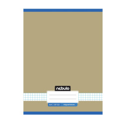 Füzet, A4, kockás, 87-32, Monochrome és Gradient minták II., 12 db/csomag Nebulo