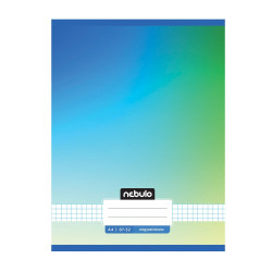 Füzet, A4, kockás, 87-32, Monochrome és Gradient minták II., 12 db/csomag Nebulo Iskolai füzet Nebulo